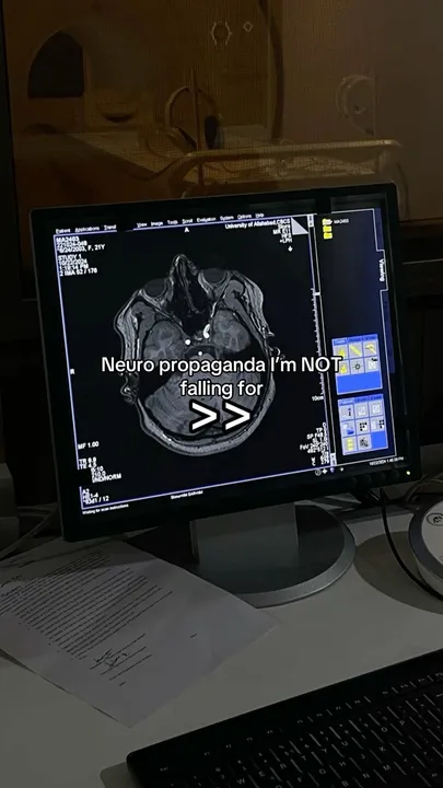 TikTok slideshow cover: Neuro propaganda I'm NOT falling for >>