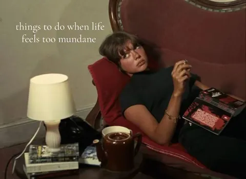 TikTok slideshow cover: Things to do when life feels too mundane