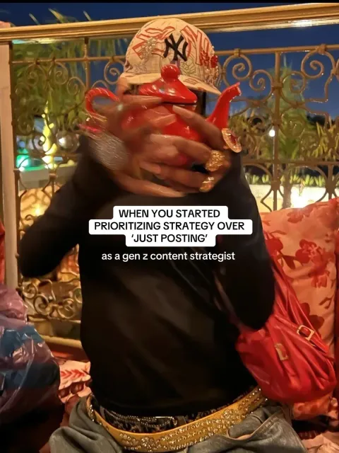 Original slideshow: Prioritizing strategy over just posting