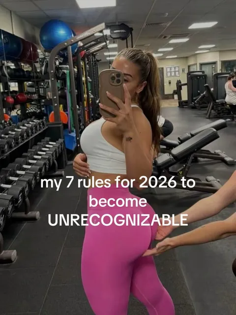 Original slideshow: my 7 rules for 2026 to become UNRECOGNIZABLE