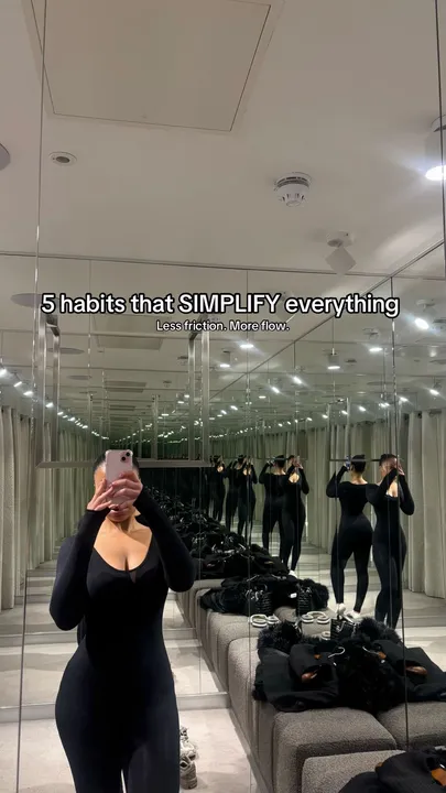 TikTok slideshow cover: 5 habits that SIMPLIFY everything