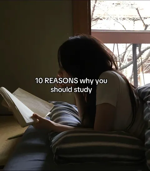 TikTok slideshow cover: 10 REASONS why you should study