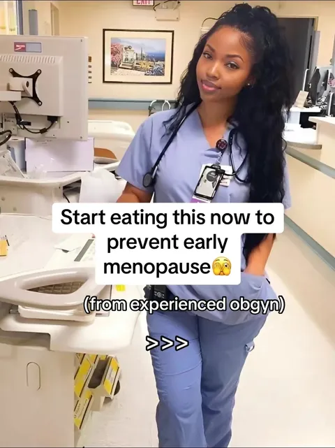 TikTok slideshow cover: Prevent early menopause