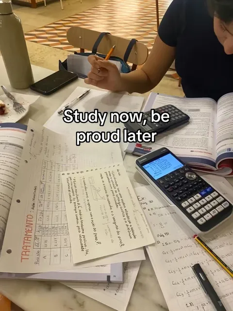 TikTok slideshow cover: Study now, be proud later