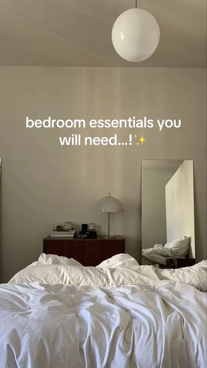 TikTok slideshow cover: Bedroom Essentials