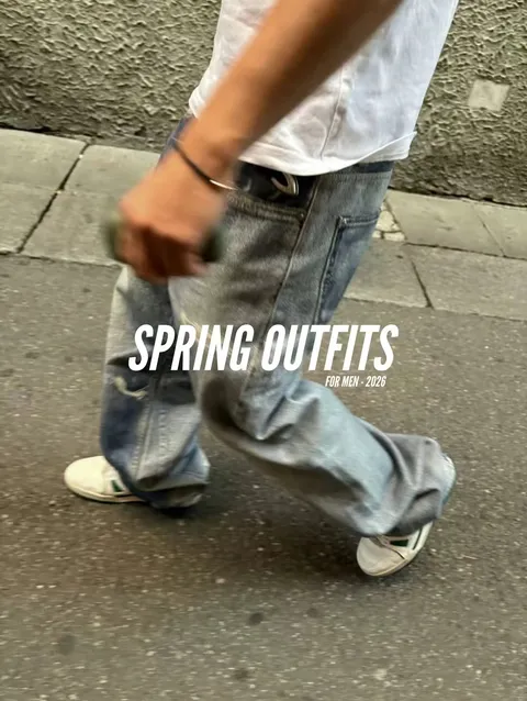 TikTok slideshow cover: SPRING OUTFITS FOR MEN - 2026