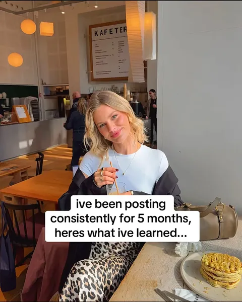 TikTok slideshow cover: Lessons from Consistent Posting