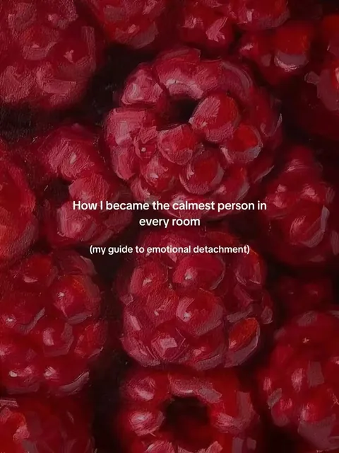TikTok slideshow cover: Guide to Emotional Detachment