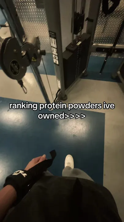 TikTok slideshow cover: Protein Powder Ranking