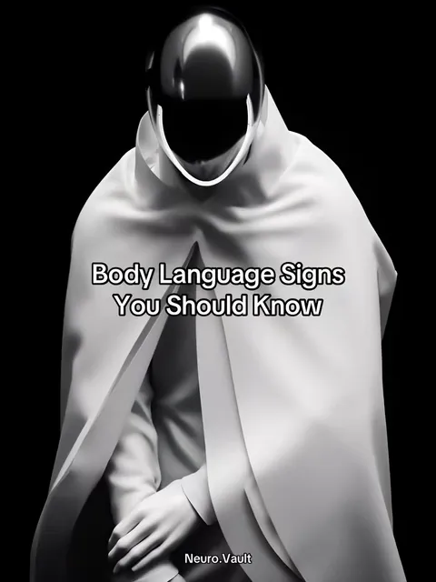 TikTok slideshow cover: Body Language Signs You Should Know