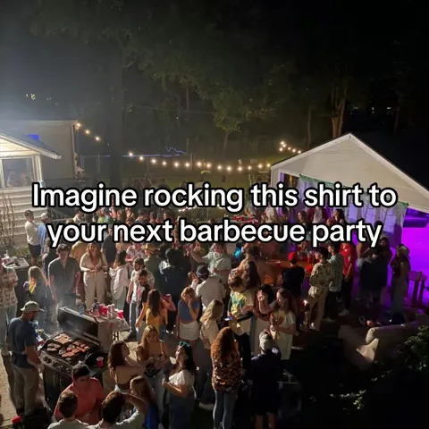 TikTok slideshow cover: Barbecue Party Outfit Idea