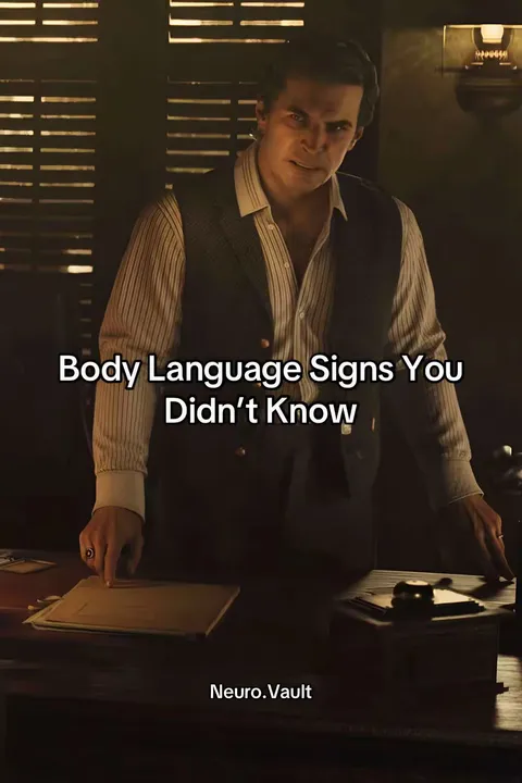 TikTok slideshow cover: Body language signs