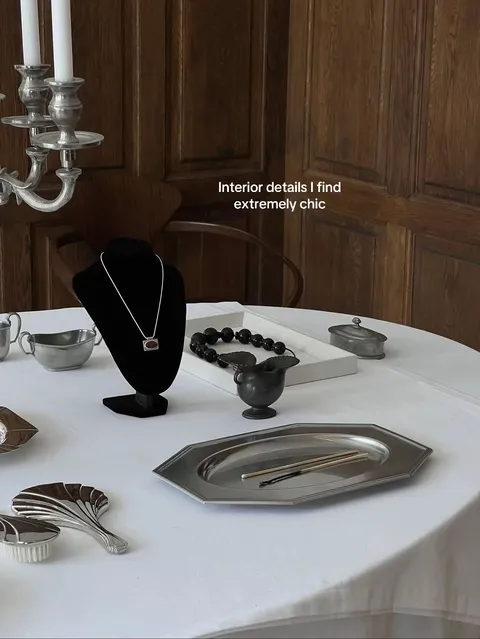 TikTok slideshow cover: Chic Interior Details