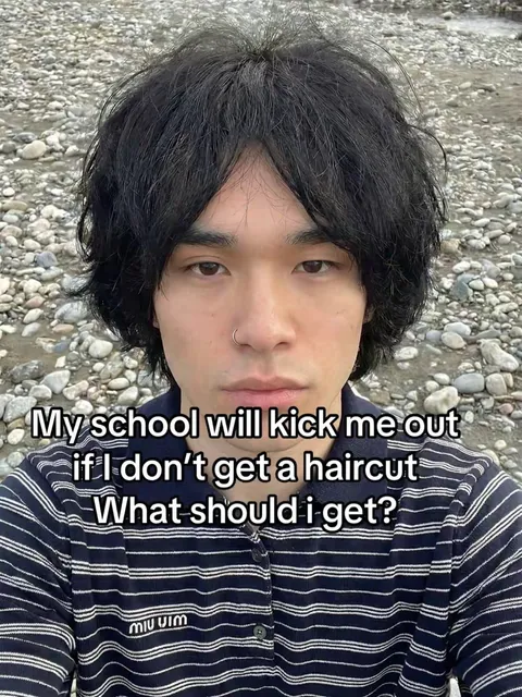 TikTok slideshow cover: Haircut Advice Needed