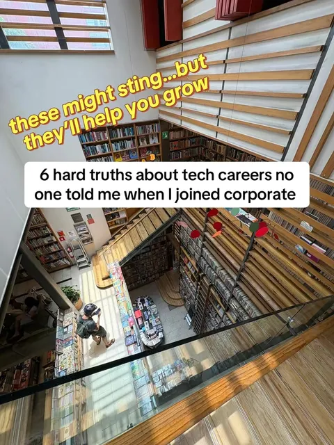 TikTok slideshow cover: 6 Hard Truths About Tech Careers