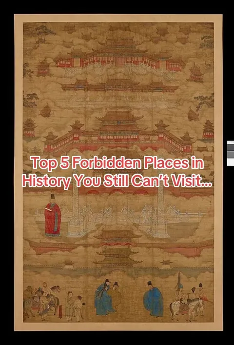 TikTok slideshow cover: Top 5 Forbidden Places in History You Still Can't Visit...