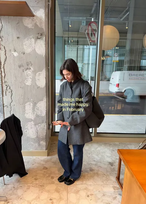 TikTok slideshow cover: things that made me happy in February