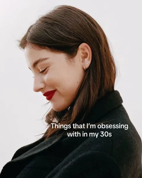 TikTok slideshow cover: Things that I'm obsessing with in my 30s