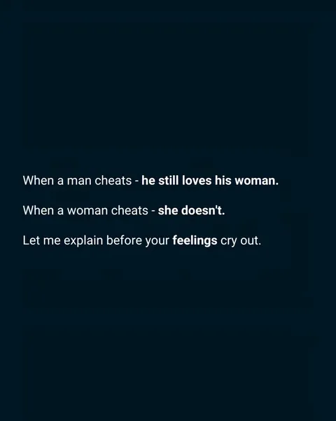 TikTok slideshow cover: Comparison of Cheating