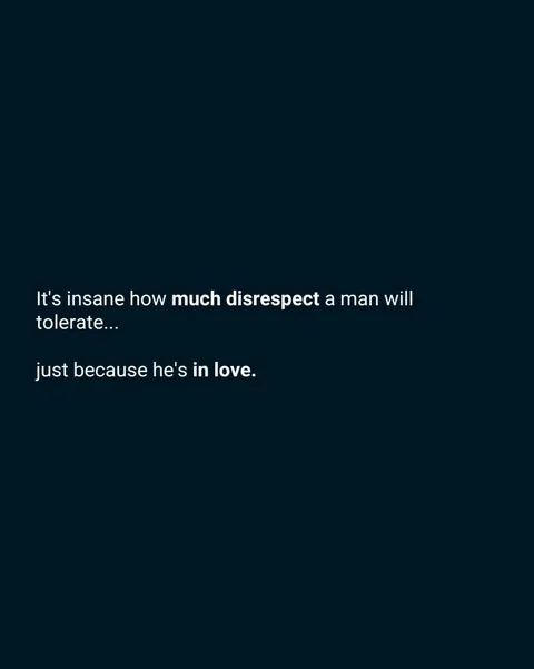 TikTok slideshow cover: Disrespect in love