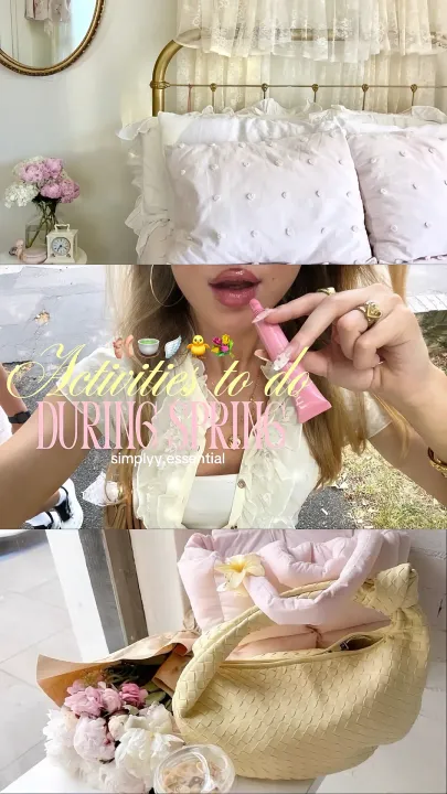 TikTok slideshow cover: Activities to do DURING SPRING