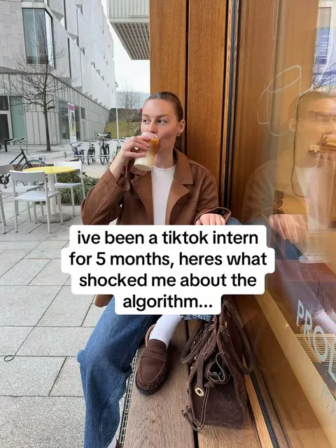 TikTok slideshow cover: ive been a tiktok intern for 5 months, heres what shocked me about the algorithm...