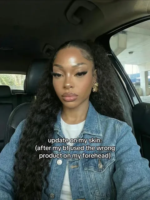 TikTok slideshow cover: Update on my skin