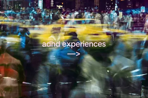 TikTok slideshow cover: adhd experiences