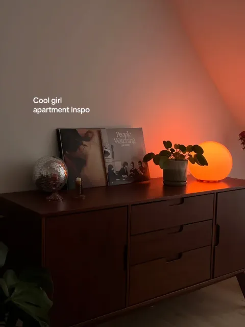 TikTok slideshow cover: Cool girl apartment inspo