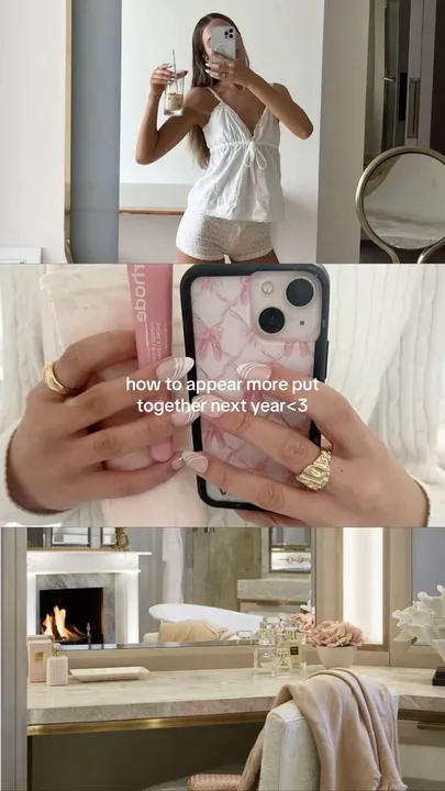 TikTok slideshow cover: How to appear more put together next year