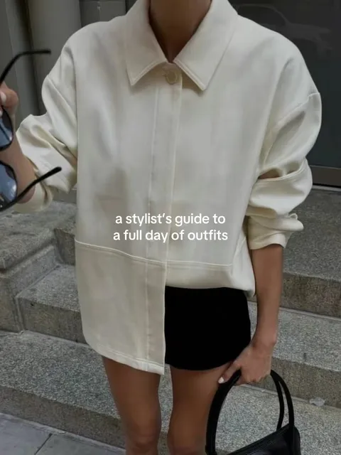 TikTok slideshow cover: A stylist's guide to a full day of outfits