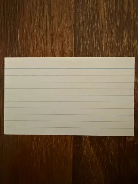 TikTok slideshow cover: Blank note
