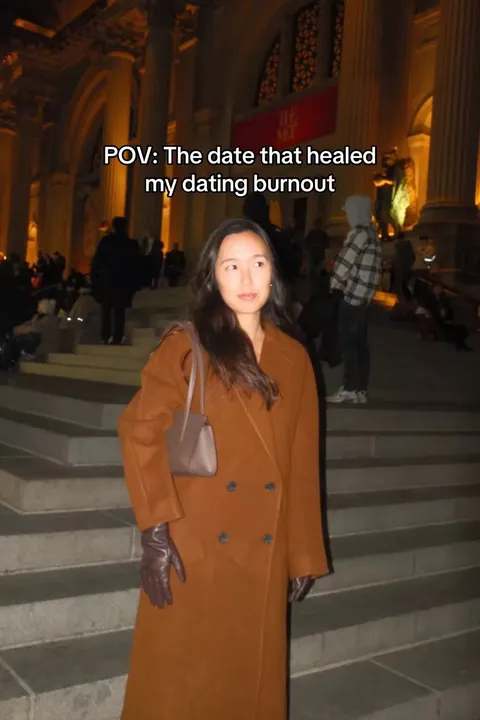 TikTok slideshow cover: The date that healed my dating burnout