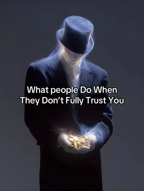 TikTok slideshow cover: What people Do When They Don't Fully Trust You