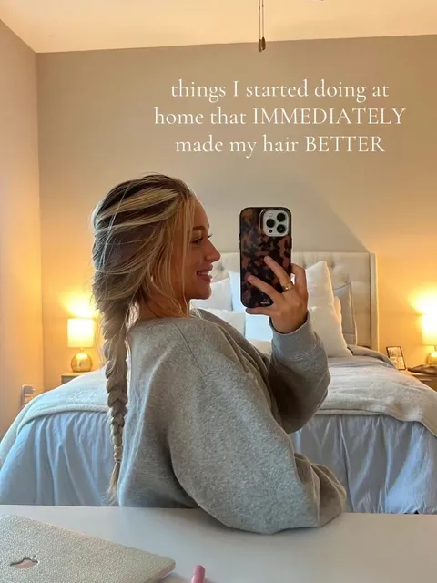 TikTok slideshow cover: Hair care tips