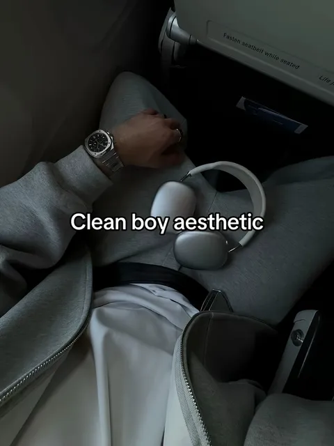 TikTok slideshow cover: Clean boy aesthetic