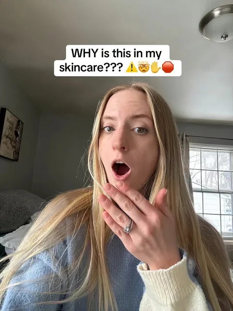 TikTok slideshow cover: WHY is this in my skincare???