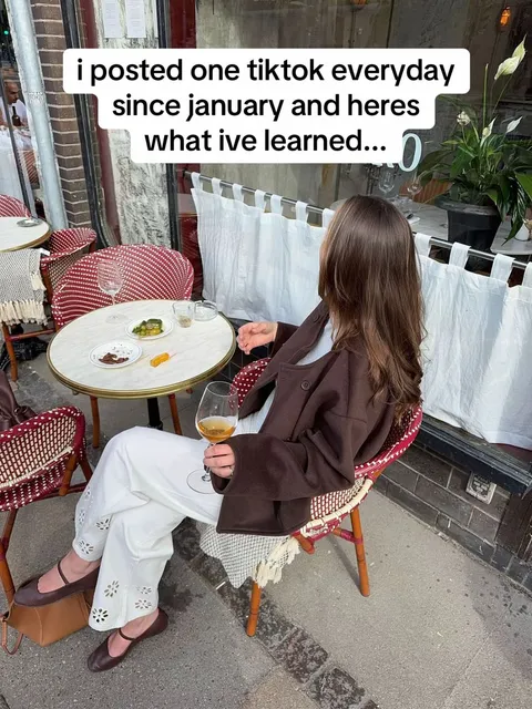 TikTok slideshow cover: What I learned from posting every day since January
