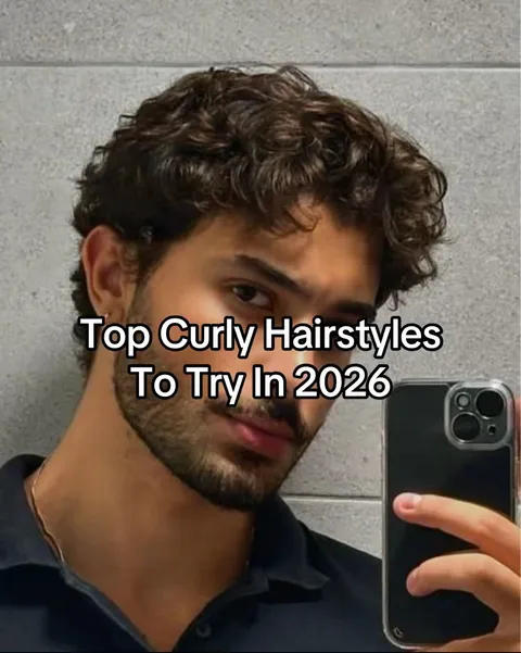 TikTok slideshow cover: Top Curly Hairstyles To Try In 2026
