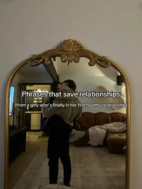 TikTok slideshow cover: Phrases That Save Relationships