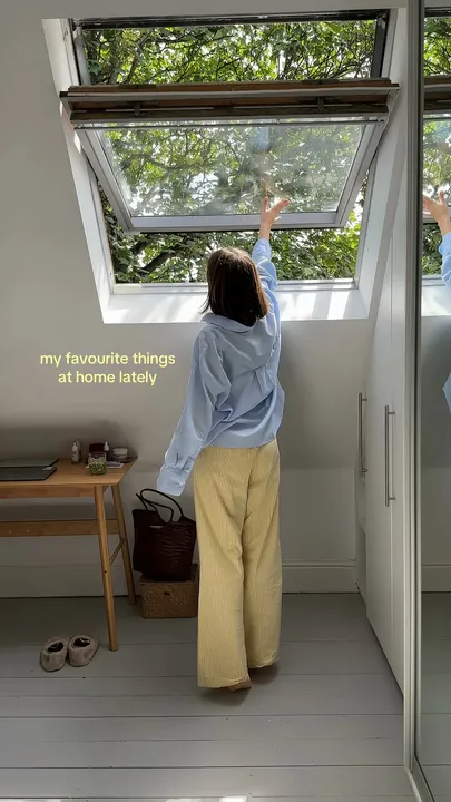 TikTok slideshow cover: My favourite things at home lately