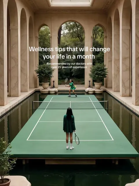 TikTok slideshow cover: Wellness tips for life change