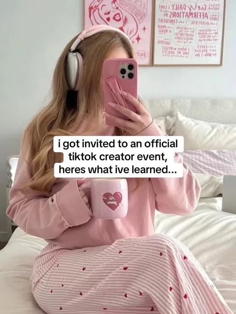 Original slideshow: TikTok Creator Event Lessons