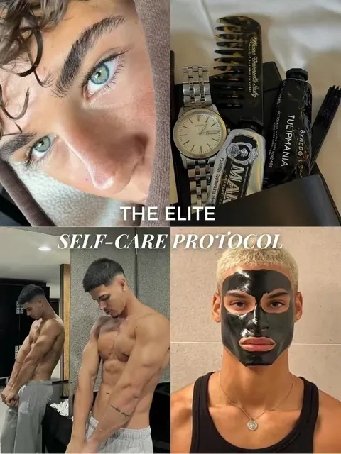 TikTok slideshow cover: THE ELITE SELF-CARE PROTOCOL