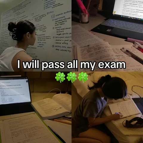 TikTok slideshow cover: Exam Confidence