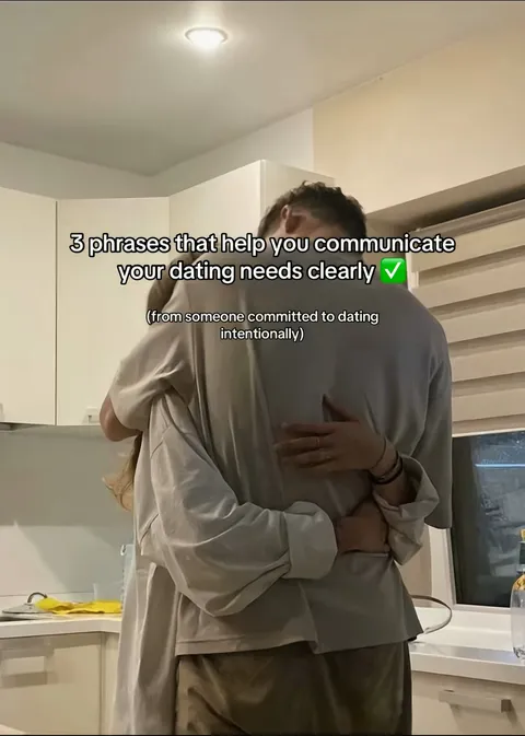 TikTok slideshow cover: 3 phrases that help you communicate your dating needs clearly