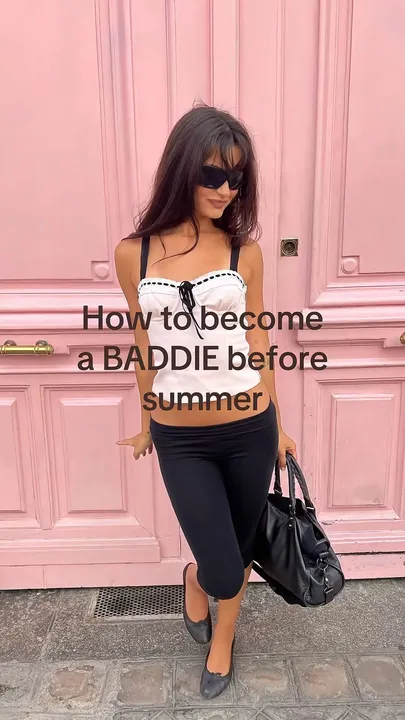 TikTok slideshow cover: How to become a BADDIE before summer