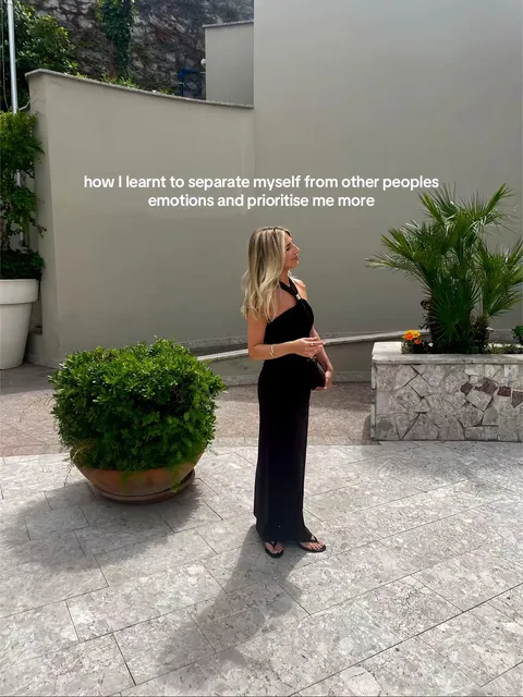 TikTok slideshow cover: Separating from others' emotions