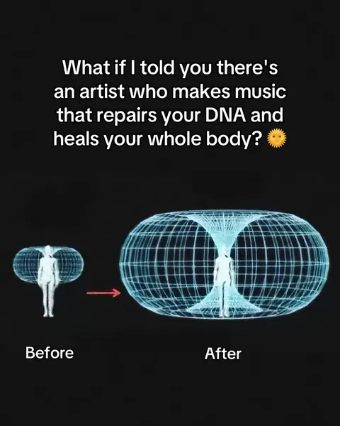 TikTok slideshow cover: Music that repairs DNA