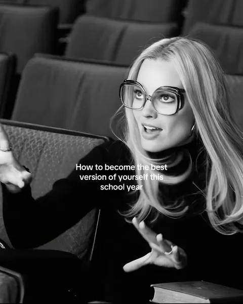 TikTok slideshow cover: How to become the best version of yourself this school year